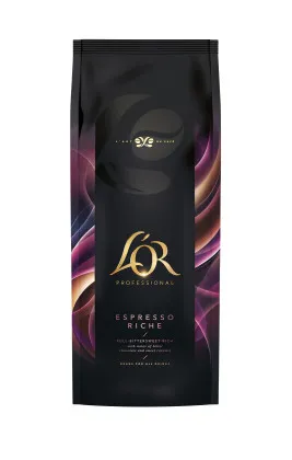 L´OR Espresso Richi 1kg całe ziarno, certyfikat Responsible Sourcing certyfikowane